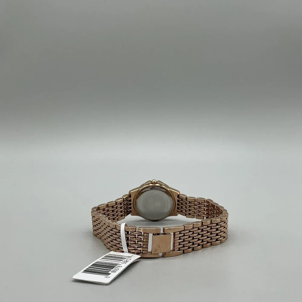 Montres Prestige Womens Watch 28mm Rose Gold Dial Gold Bracelet MPW-0216 8.5